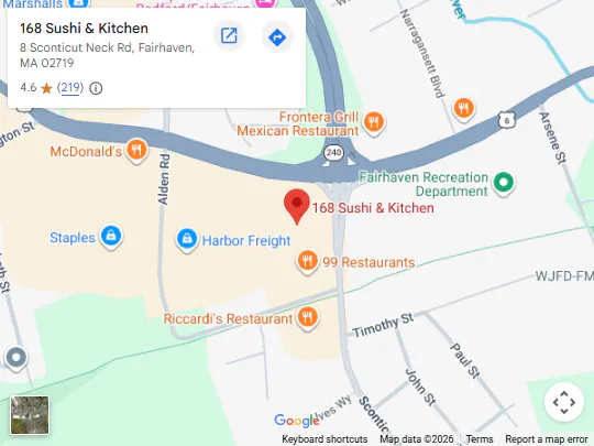 Location, 8 Sconticut Neck Rd, Fairhaven, MA 02719